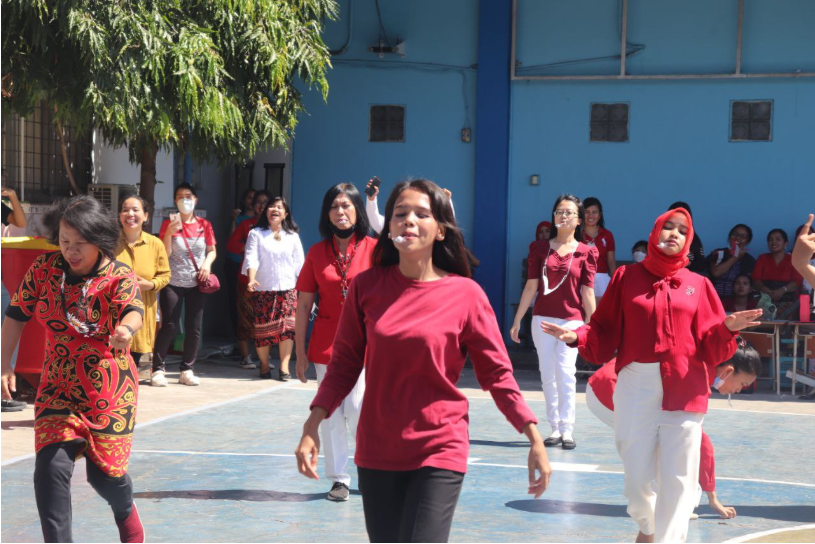 KESERUAN GURU GURU METHODIST DALAM MERAYAKAN HUT RI KE-77.